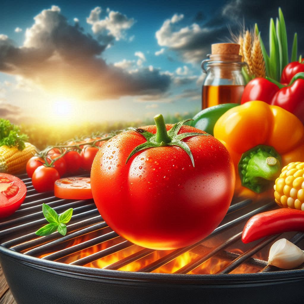 ¡El Secreto de tu Barbacoa Andaluza con el Buen Tiempo: Tomate Castellano a la Parrilla!